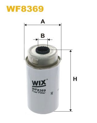 WIX FILTERS Топливный фильтр WF8369